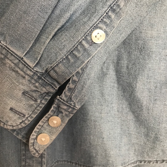 J. Crew | Petite Chambray Shirt - Picture 4 of 5